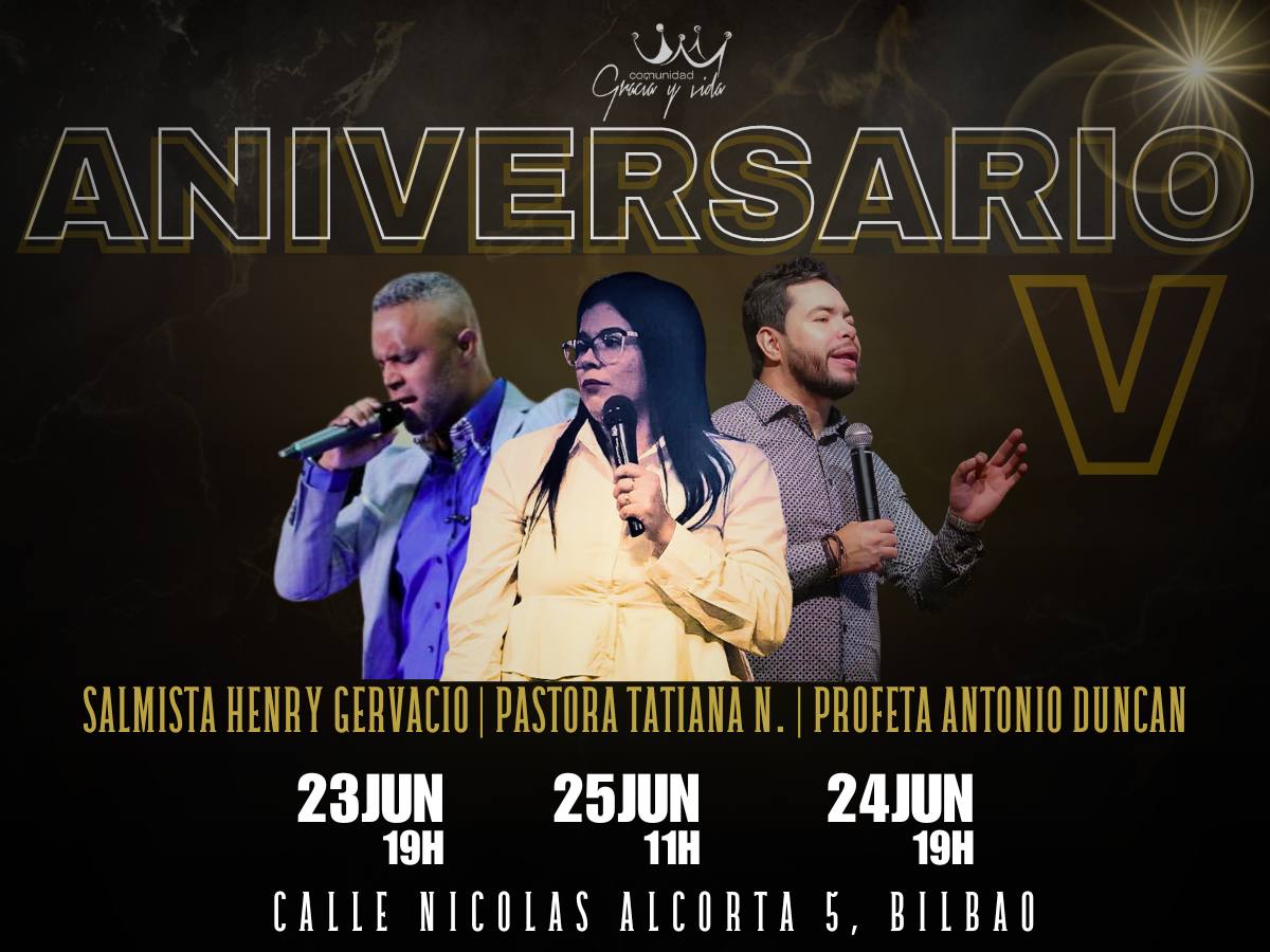 Aniversario 5 Gracia y vida