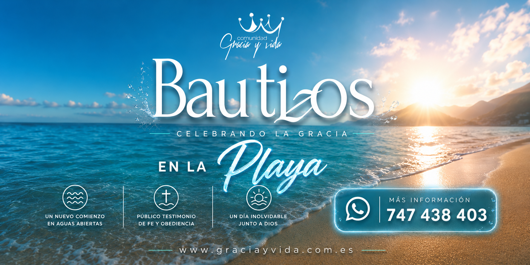 Bautizos en la playa
